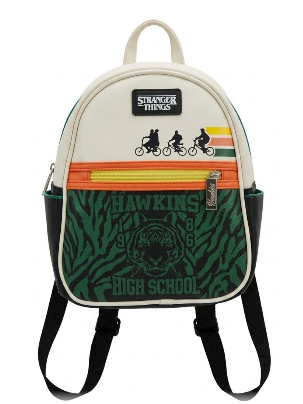 Stranger Things Hawkins High School Green & Cream Mini Backpack